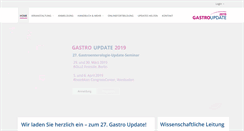 Desktop Screenshot of gastro-update.com